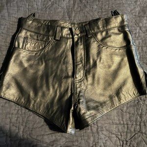 Genuine Leather Shorts